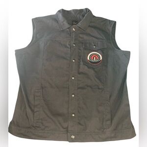 Frette Design Bleau Recon Vest Hemp Cotton Mens XXLarge Utility Tactical